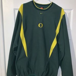 Vintage Nike team Oregon ducks thermafit crewneck
